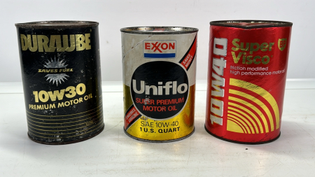 (3) Paper Oil Cans