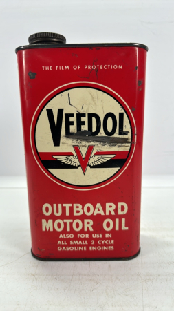 Veedol Outboard Motor Oil Imperial Quart Tin