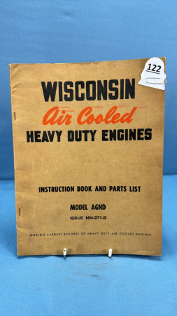 Wisconsin Air Cooled Engine Instruction Book