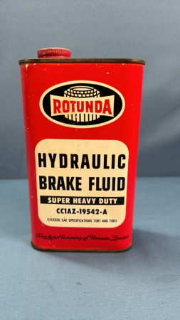 Rotunda Hydraulic Brake Fluid Tin