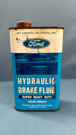 Ford Hydraulic Brake Fluid Tin