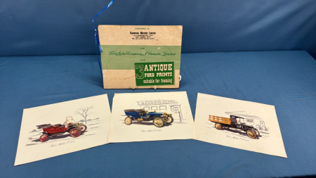 (3) Ford Prints In original envelope