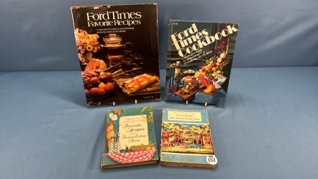 (4) Ford Cookbooks