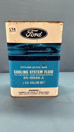 Ford Cooling System Fluid Tin