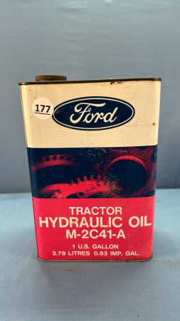 Ford Tractor Hydraulic Oil Tin