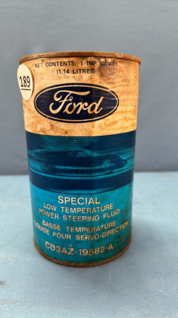 Ford Special Low Temp. Power Steering Fluid Tin