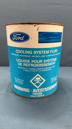 Ford Cooling System Fluid Tin