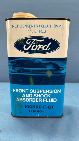 Ford Front Suspension and Shock Absorb Fluid Tin