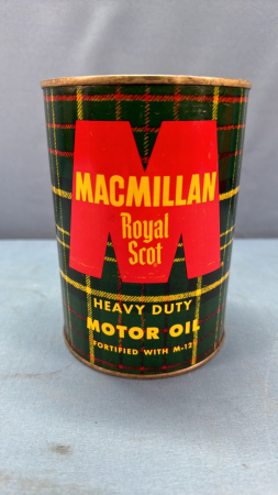 MacMillan Royal Scot Motor Oil Tin