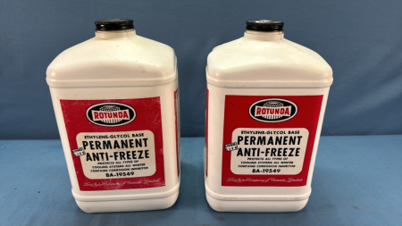 (2) Rotunda Permanent Anti-Freezer Containers