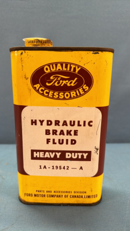 Ford Hydraulic Brake Fluid Tin