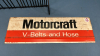 Motocraft Gear Clamp Rack & V-Belt & Hose Sign - 5