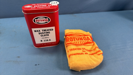 Rotunda Wax Treated Dusting Cloth Tin