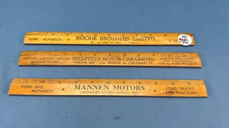 (3) Ford & Monarch Rulers