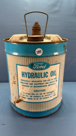 Ford Hydraulic Oil Pail 5 Gallon