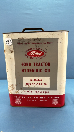 Ford Tractor Hydraulic Oil Tin