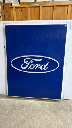 Plastic Ford Sign