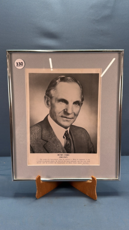 Framed Henry Ford Picture