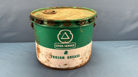 Cities Service Trojan Grease 25lb Pail