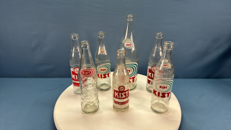 (7) Assorted Kist Pop Bottles