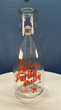 Purity Dairy Listowel Silk Screened Quart