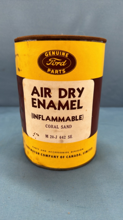 Ford Air Dry Enamel Coral Sand Paint Can