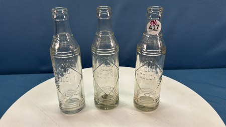 (3) Old Colony 7 oz Bottles