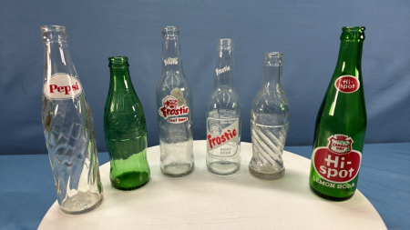 Assortment of Pop Bottles