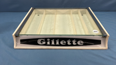 Gillette Counter Top Display Cabinet