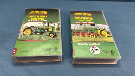 (2) John Deere Two Cyclinder Tractor VHS Tapes