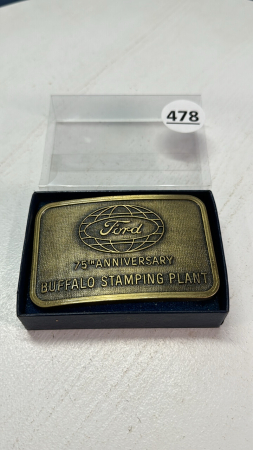 Ford 75th Ann. Buffalo Stamping Plant Belt Buckle