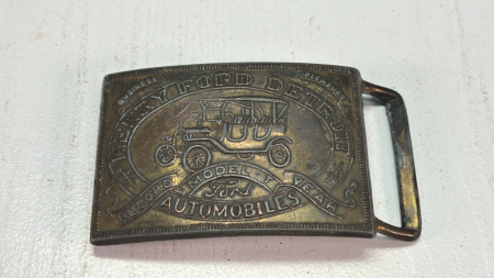 Henry Ford Detroit Belt Buckle