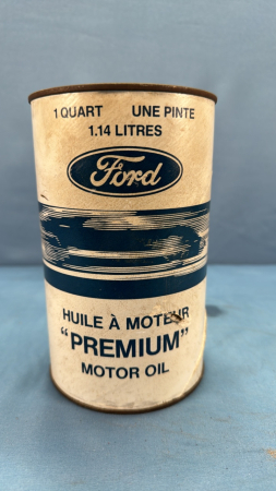 Ford Premium Motor Oil Cardboard Container