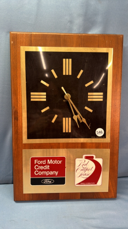 Ford Motor Credit Company Battery Clock