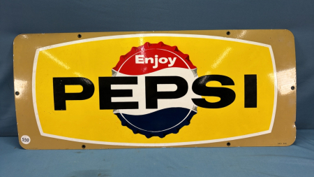 Tin Pepsi Sign