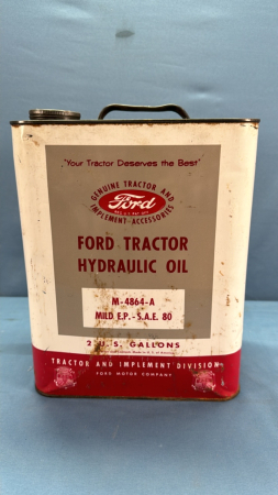 Ford Tractor Hydraulic Oil 2 US Gallon Tin