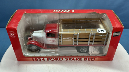 Lennox 1934 Ford Stake Truck 1/24 Crown Premiums