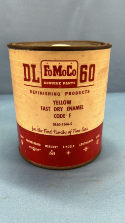 FoMoCo Yellow Fast Dry Enamel Tin