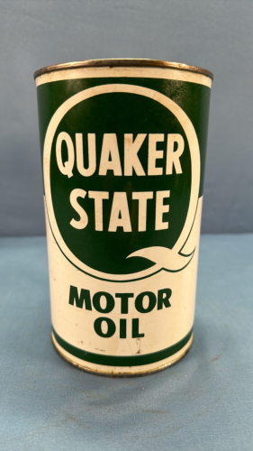 Quaker State Motor Oil One Imperial Quart Tin