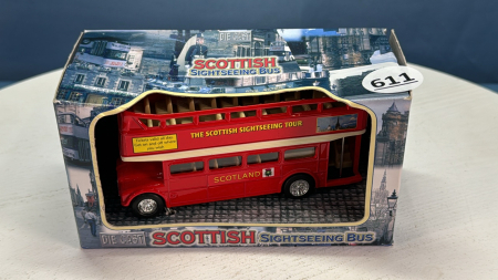 Double Decker Diecast Bus 5" Long