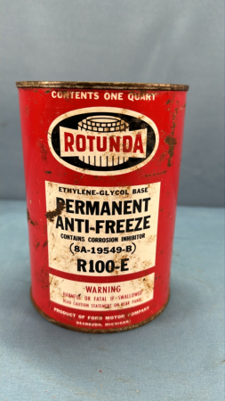 Rotunda Anti-Freeze One US Quart Tin