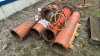 Quantity of Forage Blower Pipes and Clamps - 2