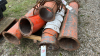 Quantity of Forage Blower Pipes and Clamps - 5