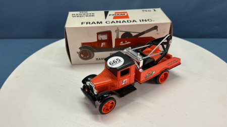 Fram 1931 Hawkeye #1 Wrecker Ertl