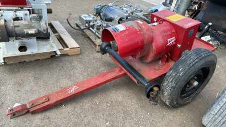 WinPower 25/15kw PTO Alternator on Trailer