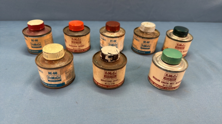 (10) FoMoCo Colour Patch Paint Tins with contents