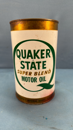 Quaker State Super Blend One Imperial Quart Tin