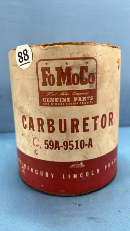 FoMoCo Carburetor Cardboard Container