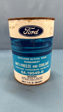 Ford Anti-Freeze and Coolant One US Quart Tin