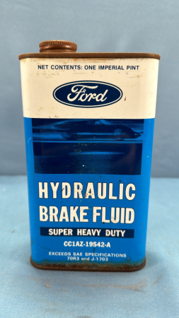 Ford Hydraulic Brake Fluid Tin